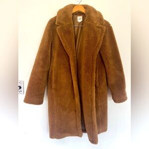 Gap, size small, EUC faux fur coat